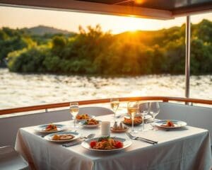Bootsfahrt mit Dinner: Kulinarik auf dem Wasser
