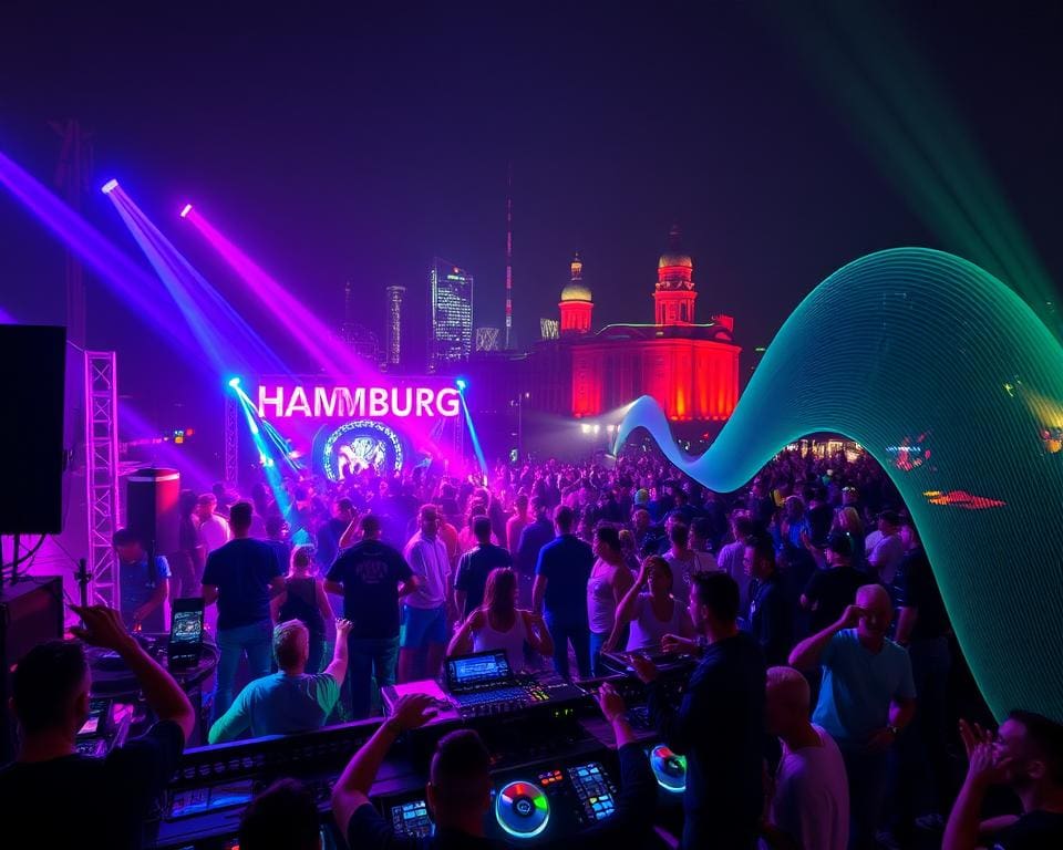 DJ-Nacht in Hamburg: Elektronische Klänge und Partylaune