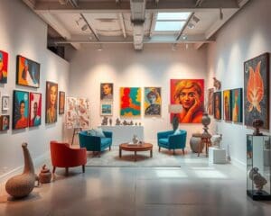 Eröffnung einer Pop-Up-Galerie
