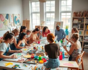 Kunst-Workshop mit Live-Demo: Kreativität zum Anfassen