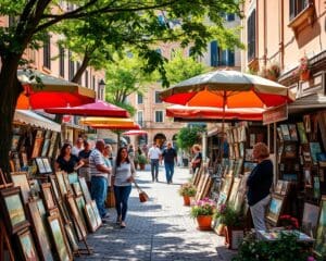 Kunstmarkt in der Altstadt entdecken