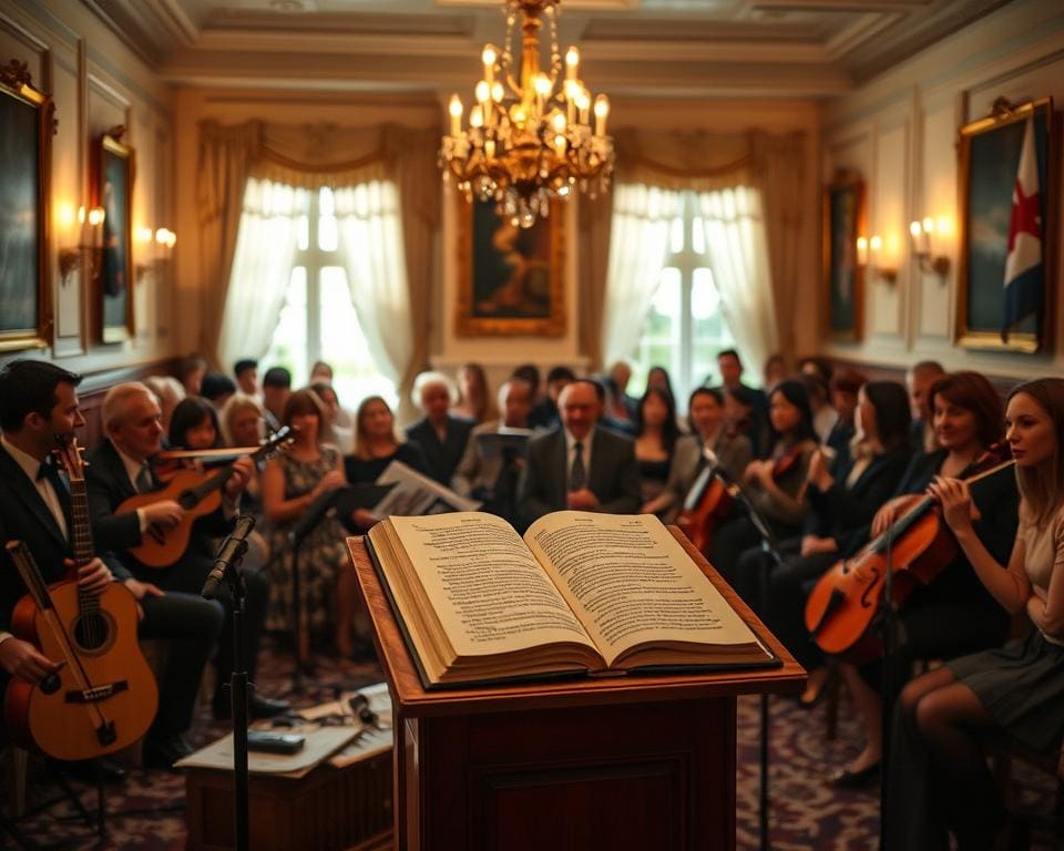 Lesung mit musikalischer Untermalung