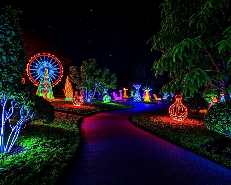 Lichtkunst im Park: Tickets für ein funkelndes Erlebnis