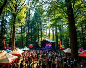 Musikfestival im Wald: Natur und Sound