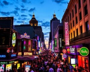 Nightlife-Tour durch die Stadt: Clubs und Bars entdecken