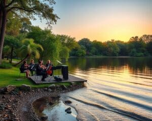 Orchestermusik am See: Klang und Natur vereint