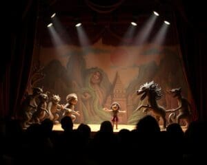 Puppentheater für Erwachsene: Märchen neu erzählt