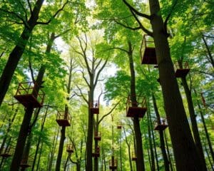 Seilpark-Abenteuer: Kletterspaß in den Bäumen