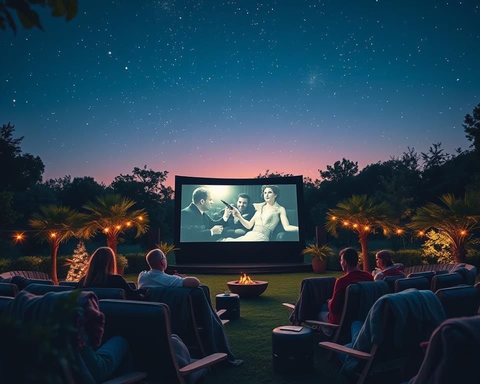 Sternenhimmel im Open-Air-Kino