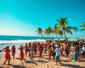 Tanzfestival am Strand: Rhythmus und Meer