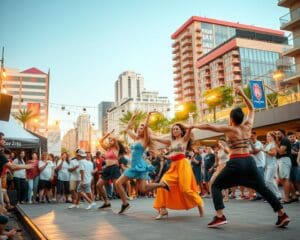 Zeitgenössisches Tanzfestival im Zentrum