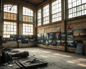 Fotokunst im alten Fabrikgebäude