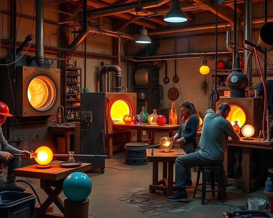 Glasbläserkurse: Kunst aus Feuer und Sand