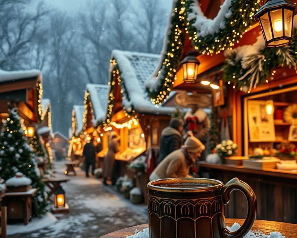 Glühwein und Lichterglanz auf Weihnachtsmärkten