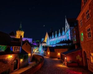 Lichtkunstfestival in der Altstadt