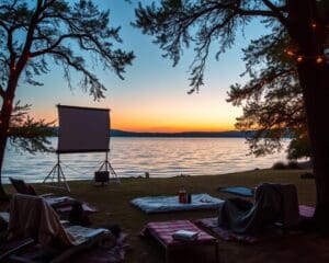 Open-Air-Kino am Seeufer genießen