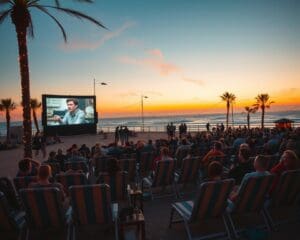 Open-Air-Kino an der Strandpromenade