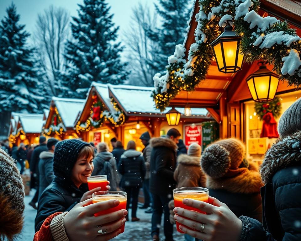 Weihnachtsmärkte im Schnee: Glühwein und Lichterglanz