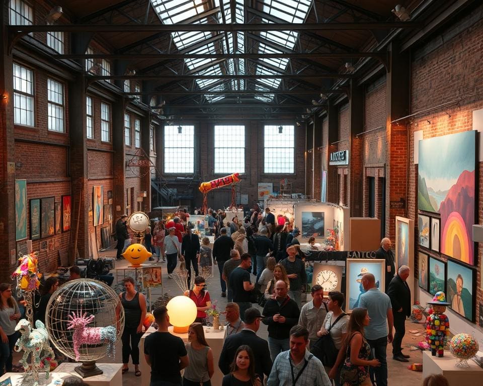 Kunstfestival in der alten Fabrik