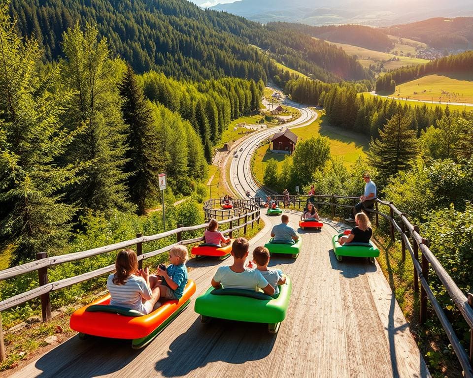 Sommerrodelbahnen in Bayern: Familienausflug Spaß im Grünen