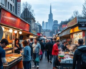 Streetfood-Märkte in Frankfurt: Vielfalt kosten