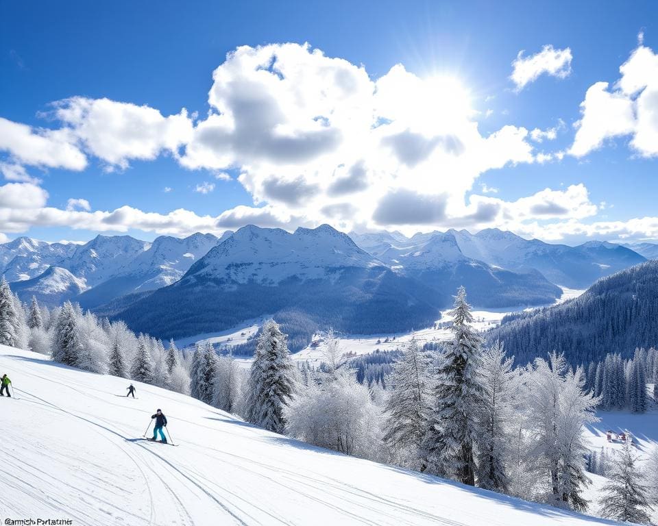 Wintersport in Garmisch-Partenkirchen: Schneeabenteuer