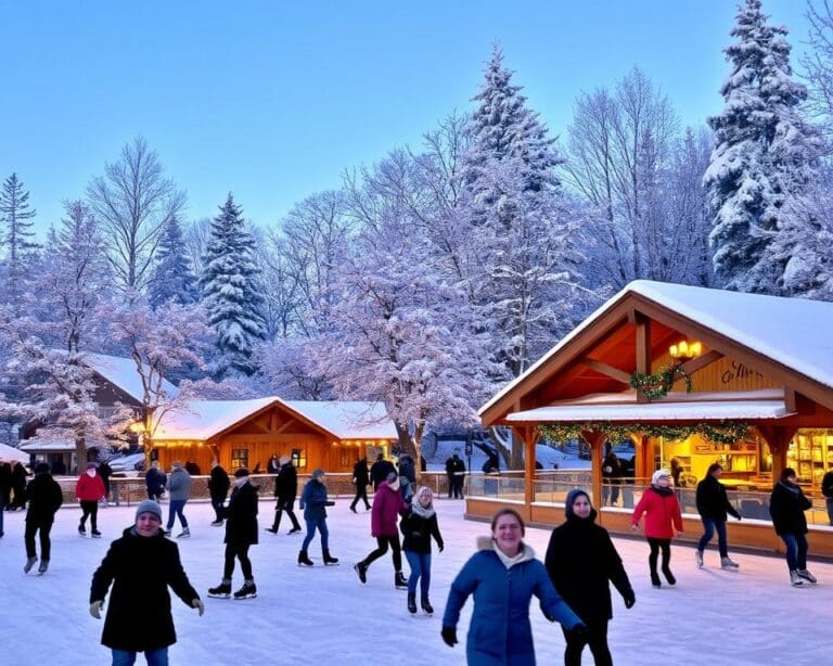 Eislaufbahnen im Freien: Winterspaß garantiert