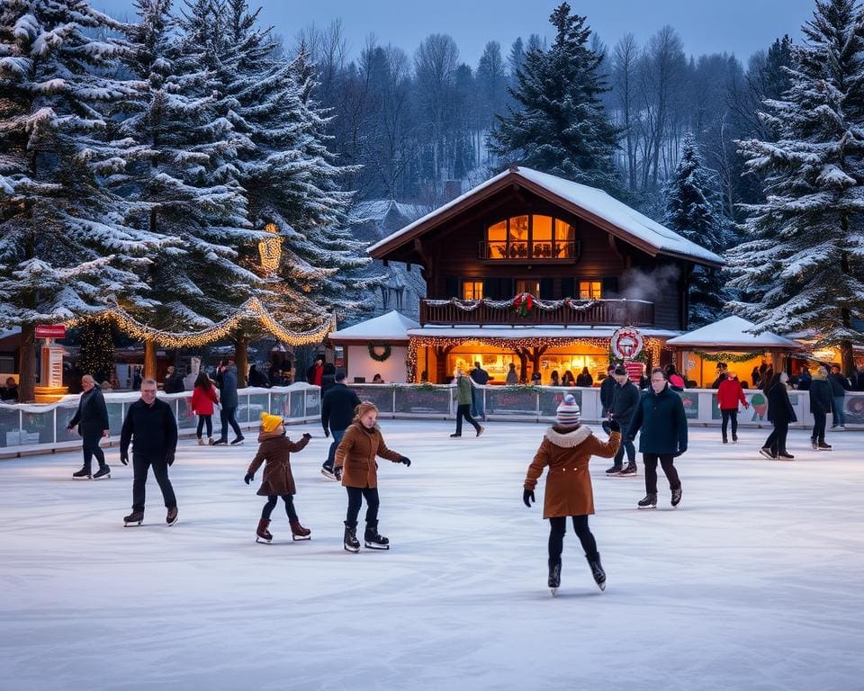 Freiluft Eislaufbahnen