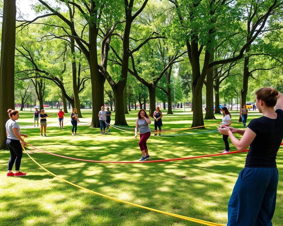 Slackline-Kurs für Anfänger